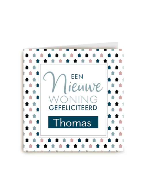 Kaart Hallmark | Felicitatie Nieuwe Woning | Gefeliciteerd Nieuwe Woning