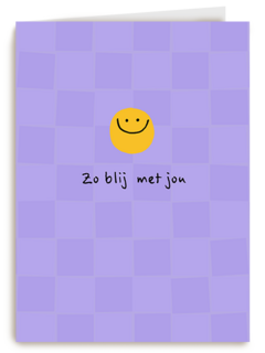 Zo blij met jou smiley collega