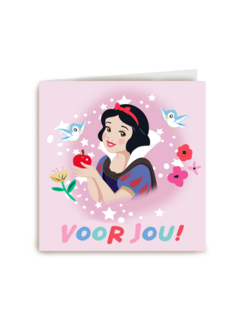 Disney Sneeuwwitje verjaardagskaart voor jou
