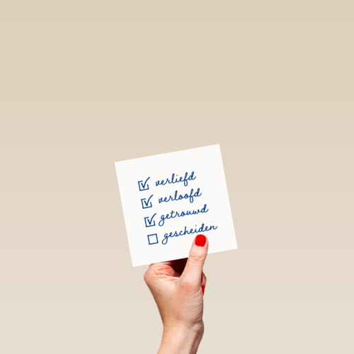 verliefd verloofd getrouwd