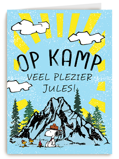 Kaart Hallmark | Op kamp | Op kamp bergen