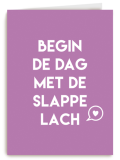 sporta op kamp kaart begin de dag met de slappe lach