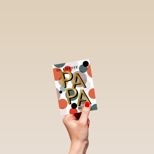 Vaderdagkaart de liefste papa dat ben jij
