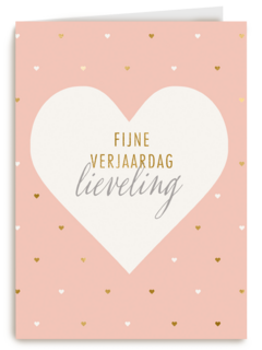 Verjaardagskaart tiener meisje Fijne verjaardag lieveling