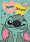 Stitch Mama Love You Wink