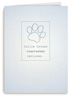 dierenpootje viervoeter verloren