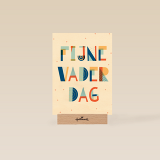 Vaderdag kaart stijlvol designs