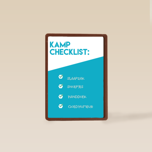 sporta op kamp kaart checklist