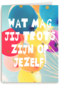 Felicitatie kaart man vrouw wat mag jij trots zijn op jezelf
