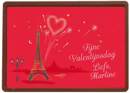 Fijne valentijnsdag Eiffeltoren