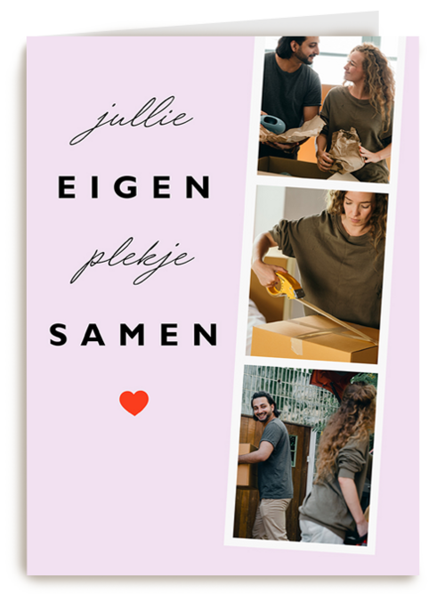 samenwonen fotokaart eigen plekje