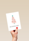 kerstkaart een piekfijne kerst