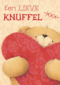 valentijnkaart lieve knuffel