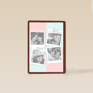 fotokaart blanco vier polaroid fotoos