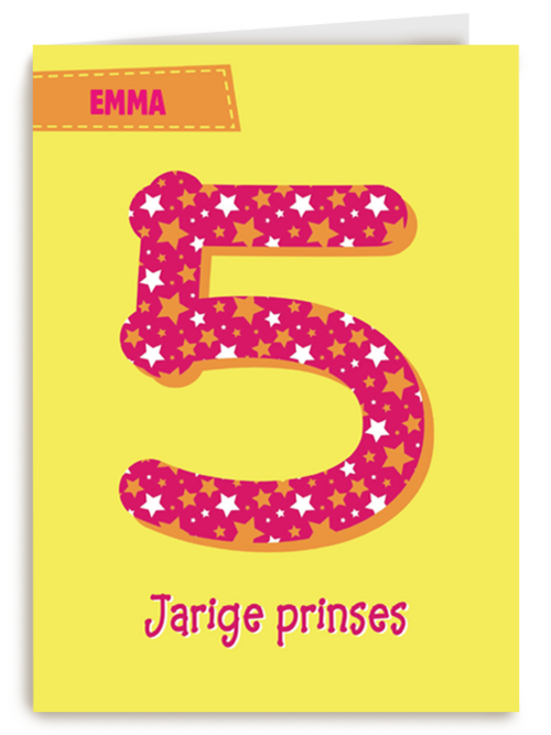 Verjaardagskaart Hallmark | Jarige Prinses 5 Jaar