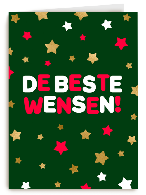 nieuwjaarskaart met tekst de beste wensen