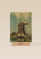 studio art kaart blanco met een nederlandse molen