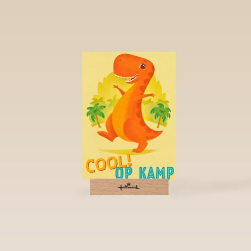 op kamp kaart dinosaurus
