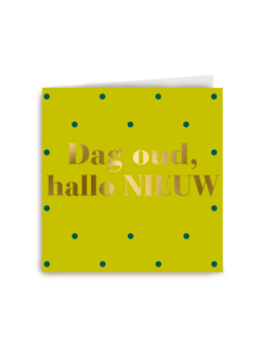 nieuwjaar kaart dag oud hallo nieuw