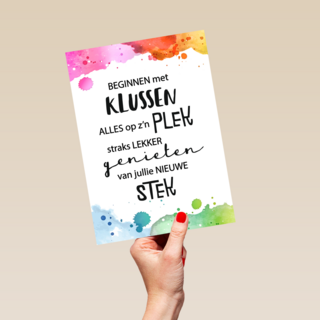 verbouwing kaart beginnen met klussen