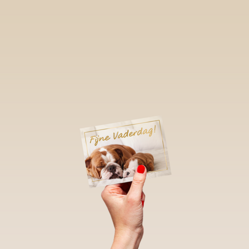 Fijne vaderdag slapende honden