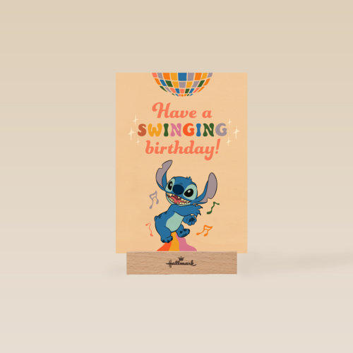 Swinging Birthday Disney Stitch