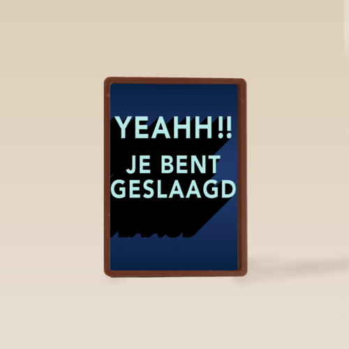 geslaagd kaart yeahh je bent geslaagd