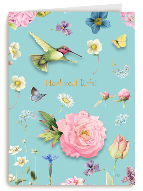 Kaart | Hallmark | Zomaar | Kaart Marjolein Bastin Heel Veel Liefde