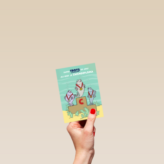 Zwemdiploma C kaart trots op jou