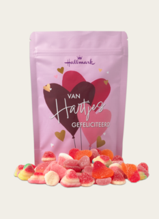 Brievenbus Snoep Van Hartjes Gefeliciteerd