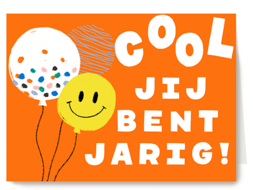 Verjaardagskaart Cool jij bent jarig