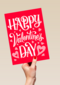 Valentine Happy Valentines Day Red