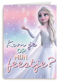 Frozen uitnodiging kom je op mijn feestje