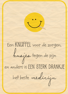 smiley met thermometer