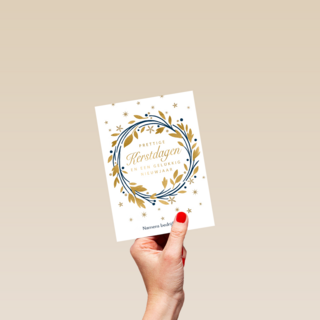 Stijlvolle zakelijke kerstkaart
