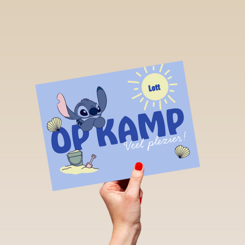 Stitch Op Kamp Plezier 
