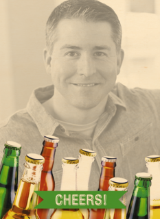 fotokaart cheers flesjes bier