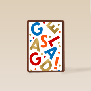 Geslaagd kleurrijk modern