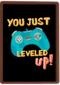 Verjaardagskaart gamecontroller level up