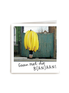 polaroid kaart gaan met die b an aan