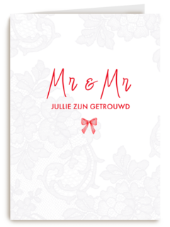Mr Mr jullie zijn getrouwd