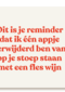 sterkte fles wijn op de stoep andc