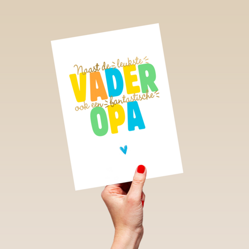 Naast de leukste vader ook een fantastische opa