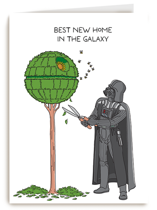 Kaart Hallmark | Felicitatie Nieuwe Woning | Star Wars Best Home Galaxy