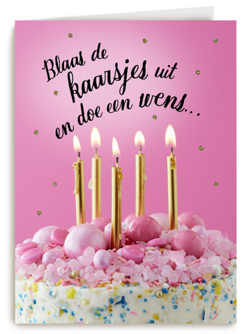 Verjaardagskaart Hallmark | Blaas De Kaarsjes Uit En Doe Een Wens