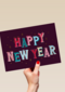 Happy New Year Gekleurde Letters
