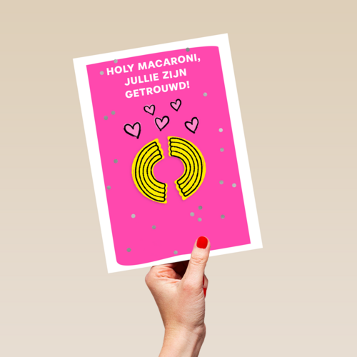 Holy macaroni jullie zijn getrouwd