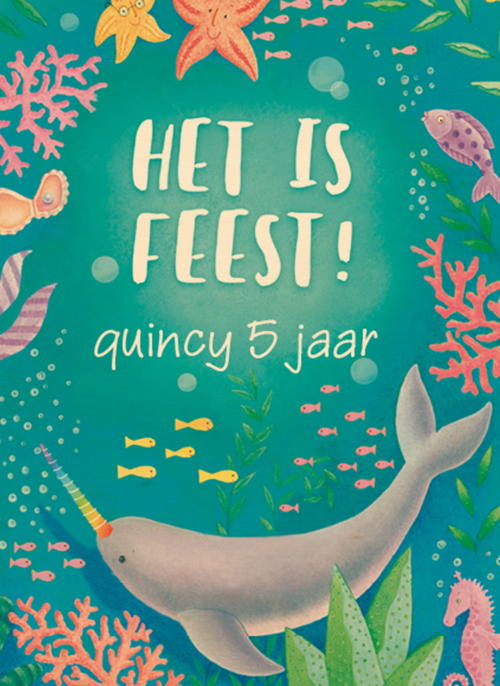 het is feest met deze narwal