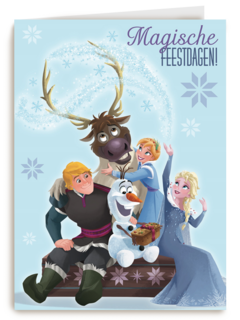 kerstkaart magische feestdagen