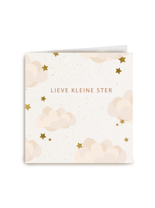 condoleancekaart voor kind met lieve kleine ster